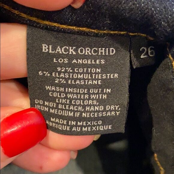 BLACK ORCHID BILLIE ZIPPER SKINNY JEAN IN THUNDER - Picture 7 of 8